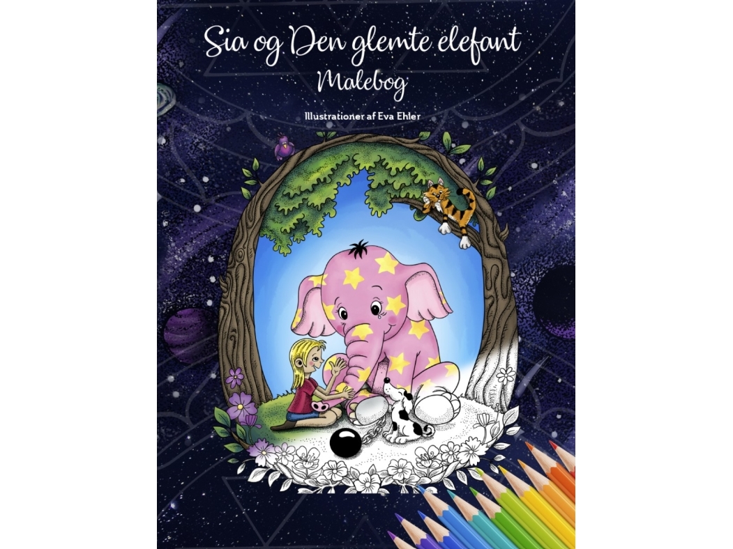 Sia Og Den Glemte Elefant (Malebog) | Eva Ehler