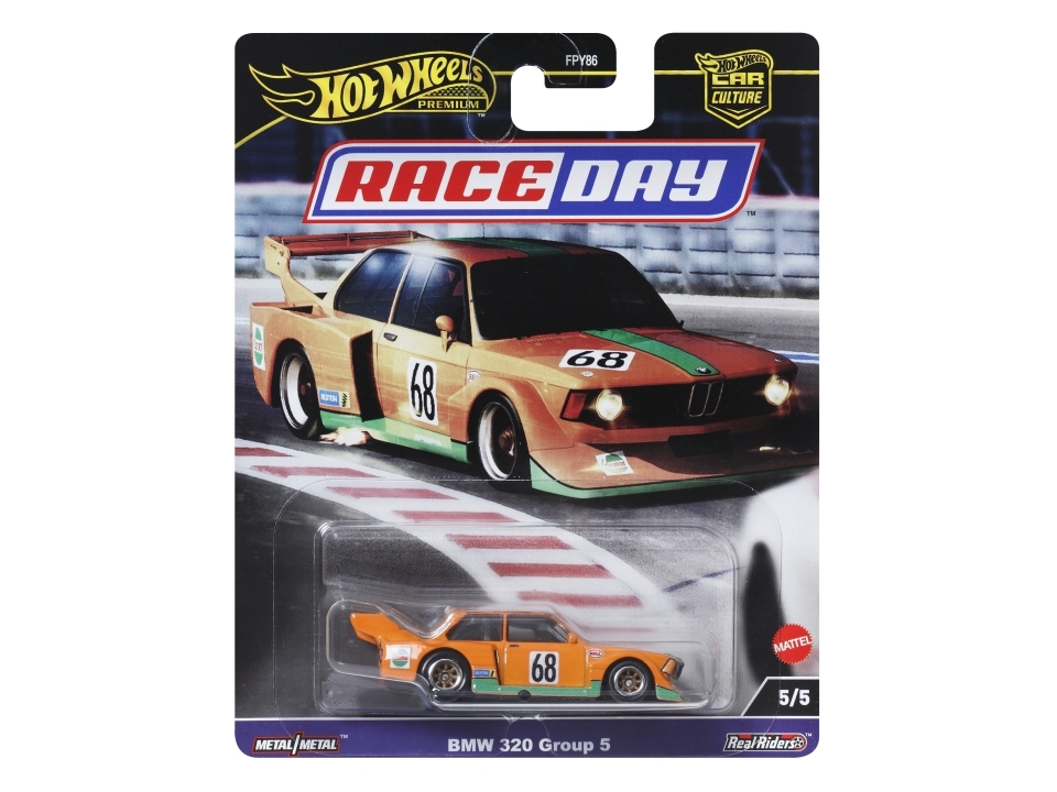 Hot Wheels Car Culture Race Day Bmw 320 Group 5, Bil, 3 År, Plast, Metal, Grøn, Orange