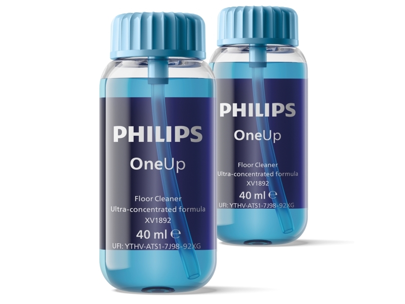 Philips OneUp ultra-koncentreret gulvrengøringsmiddel, Væske (koncentrat), 0,04 L, Keramiske fliser, Laminat, Linoleum, Parket, Vinyl, Træ, Flaske, P