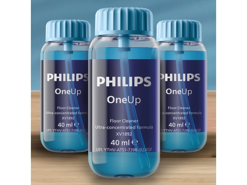 Philips Oneup Hochkonzentrierter Bodenreiniger - Doppelpack, Stabstaubsauger, Blau, Liquid (Concentrate), Philips Oneup, 100 G, Flasche