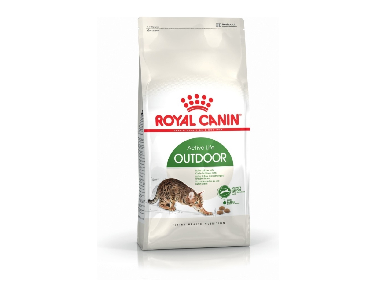 Royal Canin Active Life Outdoor, Vuxen, Alla raser, Höns, 4 kg, Antioxidanter ingår | Sällskapsdjur - Katt - Kattmat | GameStuff