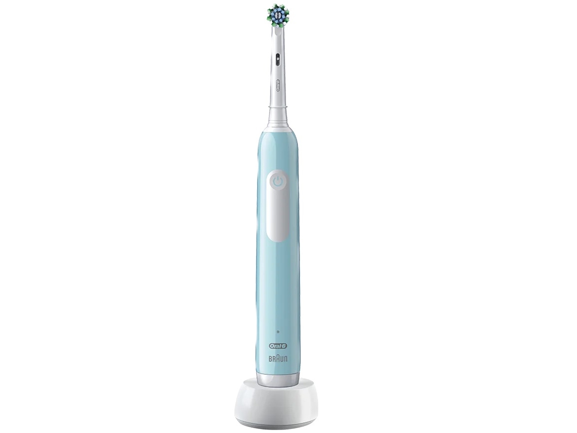 Oral-B Pro Series 1 Cross Action-tandborste + fodral Blå | Hälsa - Tandvård - Elektrisk tandborste | GameStuff
