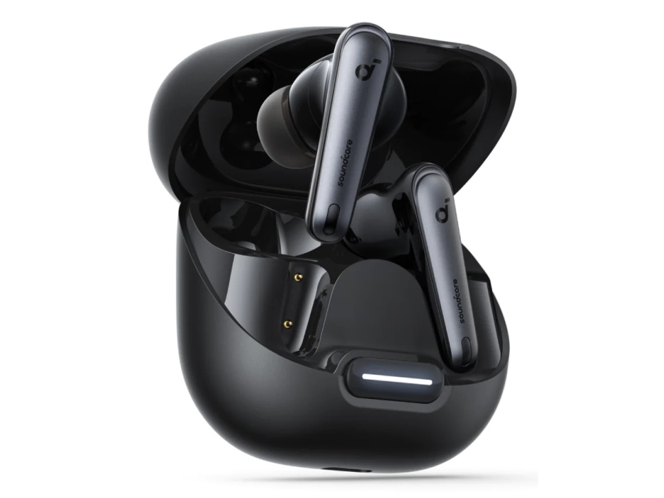 Soundcore Liberty 4 NC - True wireless-hörlurar med mikrofon - inuti örat - Bluetooth - aktiv brusradering - sammetssvart | TV, Ljud & Bild - Hörlurar & Mikrofoner | GameStuff