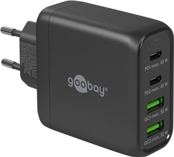 Goobay Usb-C Pd Multiport Hurtigoplader (68 W), Sort (64817)