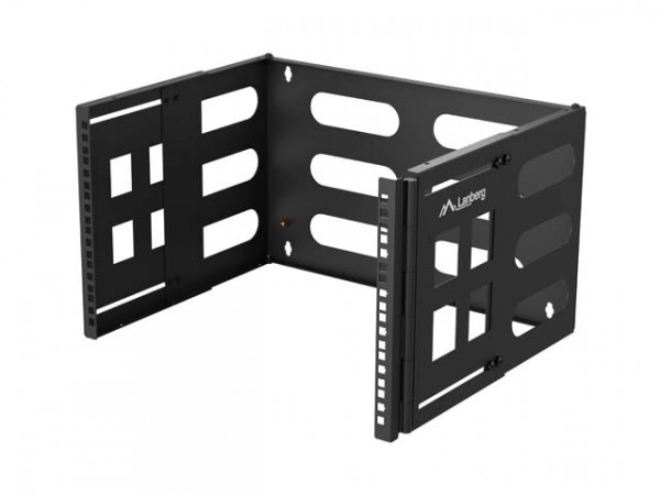 Lanberg Folding Bracket Wall-Mount 19&Quot 6U | Fb01-5406-10B | Black