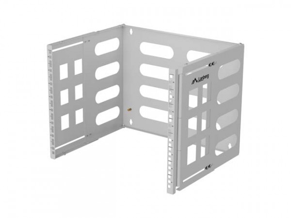 Vægmontering 19" 8U Rack 497X400/240 Grå Lanberg