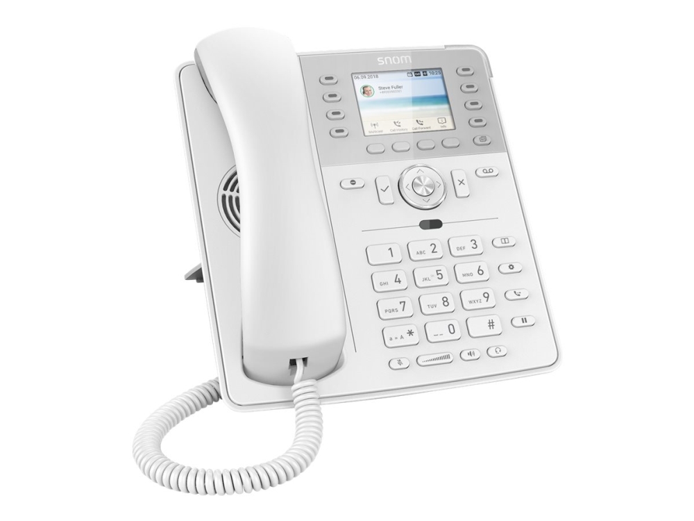 snom D735 - VoIP-telefon - 3-riktad samtalsförmåg - SIP, RTCP - 12 linjer - vit | Tele & GPS - Fast & IP telefoner - IP telefoner | GameStuff