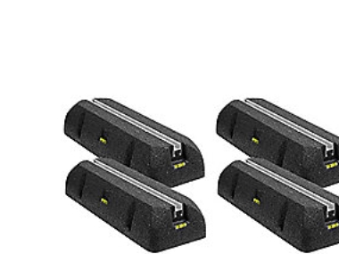 Sumo montageblokke - L: 250 mm, B: 160 mm, H: 90 mm, 160 kg, Med aluskinne, 4 stk