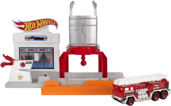 Hot Wheels City Blaze Blast Play Set, Spielfahrzeugspur, 4 Jahr(E), Mehrfarbig
