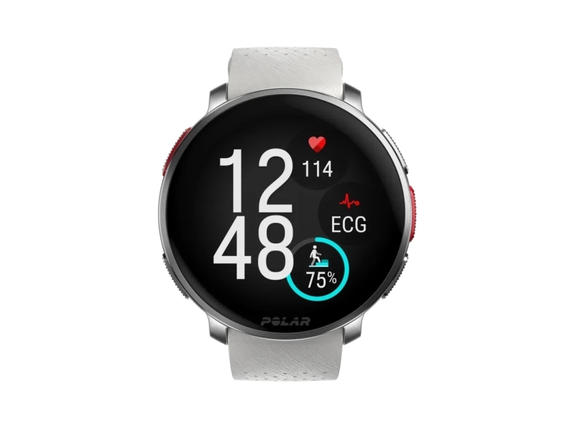 Polar Vantage V3 - Aluminum - sportklocka med band - silikon - display 1.39 - 32 GB - Bluetooth - 57 g  - sunrise apricot