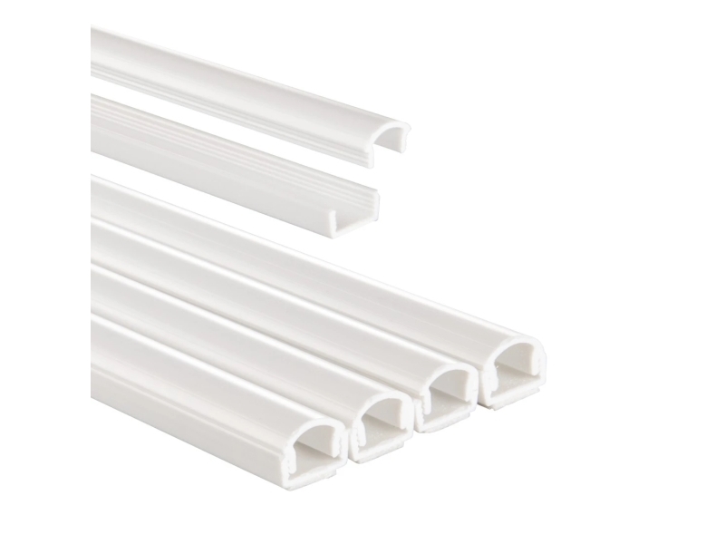 Hama 00220980, Kabelkanal, Universel, Polyvinylchlorid (Pvc), Hvid