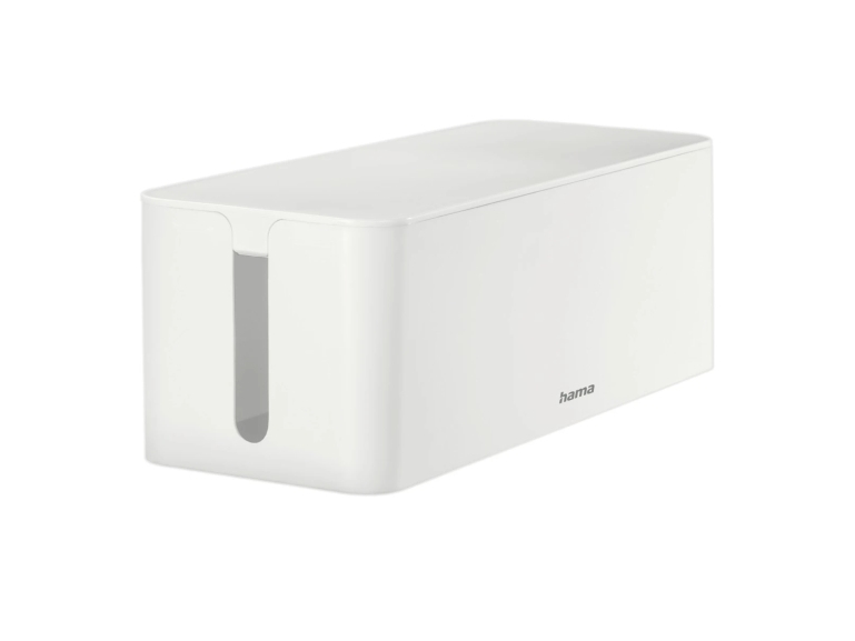 Hama 00221011, Kabelboks, Universel, Plast, Hvid