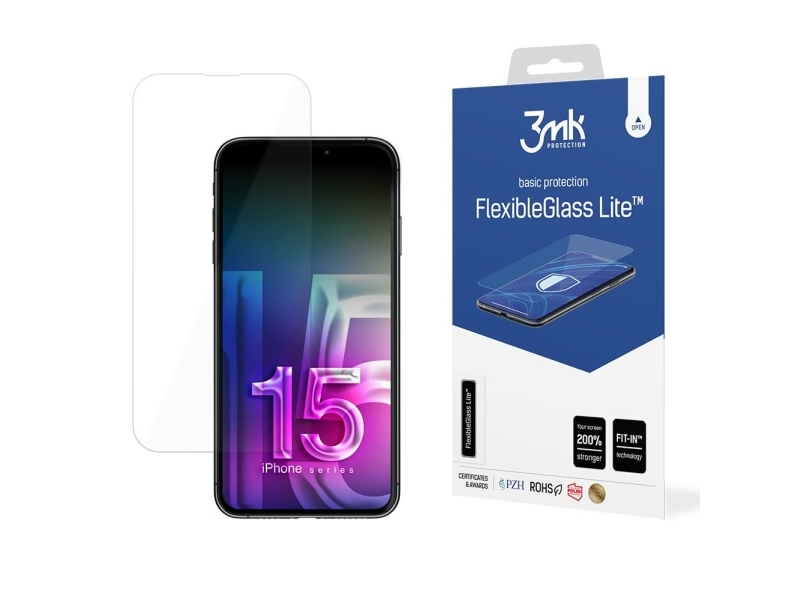 3Mk Flexibleglass Lite, Iphone 15, 1 Stk