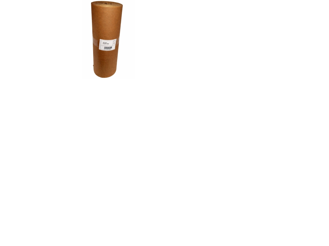 Bølgepap brun 50cmx10m m/EAN