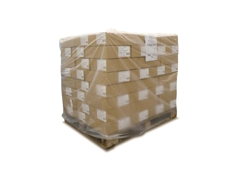 Muovikorkki LDPE valmis 1/2 kuormalavalle 860/630x1500x0,025mm - (100 kpl.)
