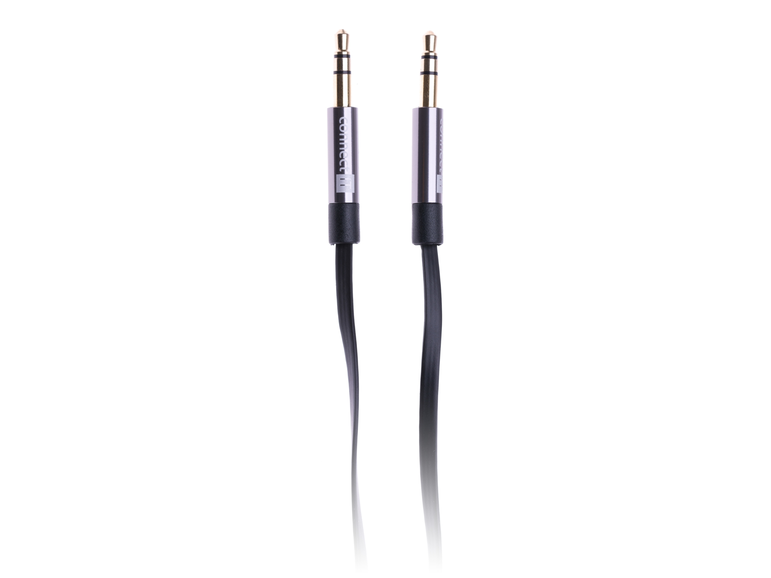 Connect It Ci-467, 3.5Mm, Hanstik, 3.5Mm, Hanstik, 2 M, Sort