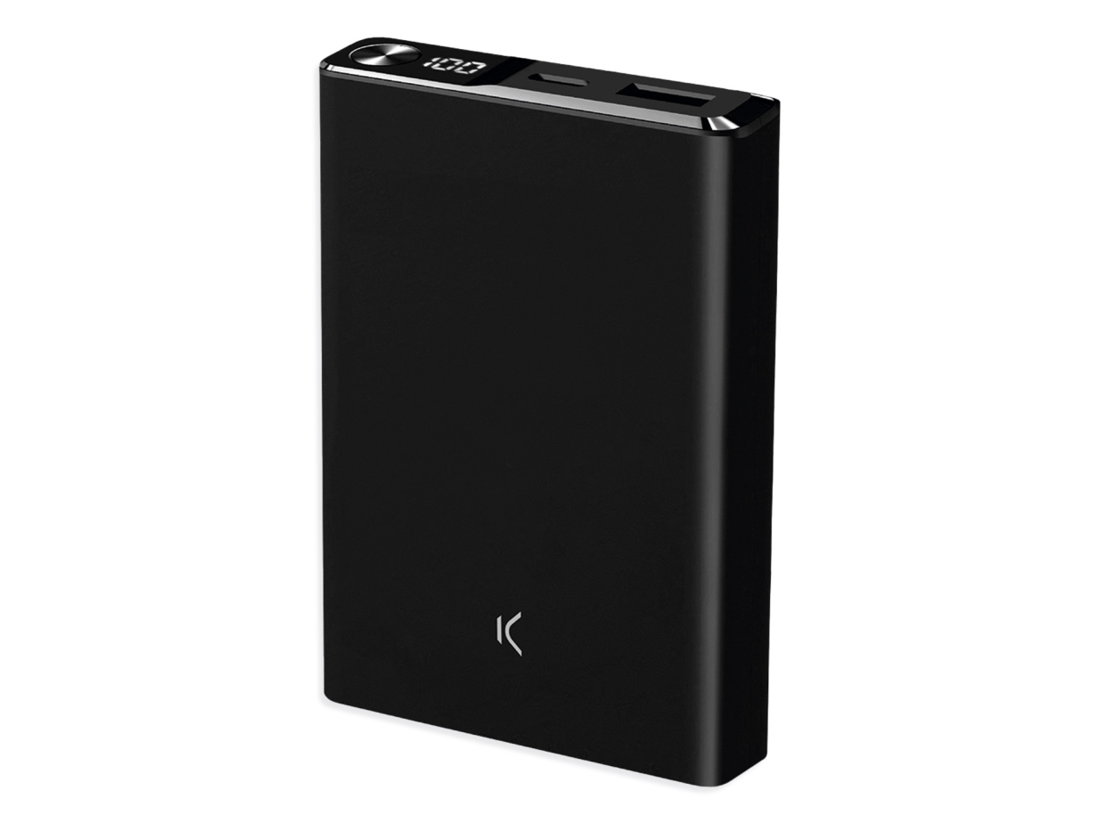 Ksix Bpb10000mag01n, 10000 Mah, Lithium Polymer (Lipo), Quick Charge 3.0, Trådløs Opladning, 22,5 W, Sort