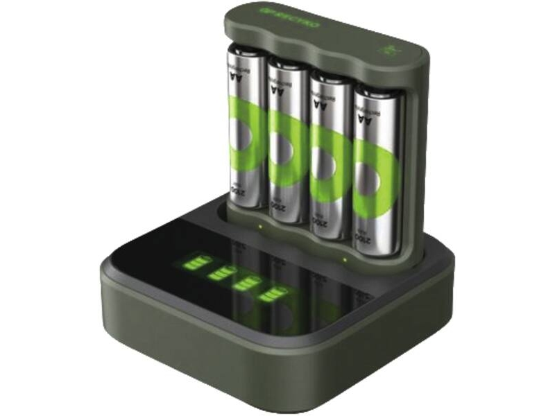 GP Batteries ReCyko+ 16.50.2257, AA, 4 stk, Batterier inkluderet