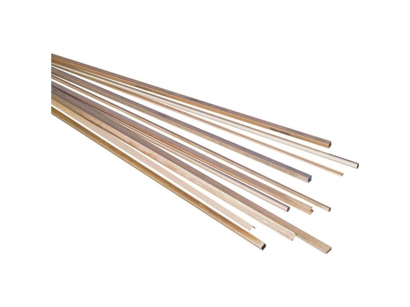 Messing Vinkel Profil (L x B x H) 500 x 3 x 3 mm 1 stk