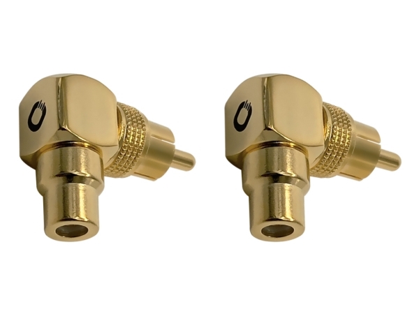 Oehlbach D1c4011, Rca, Guld, Hanstik/Hunstik, Vinklet, Metal, 66 G