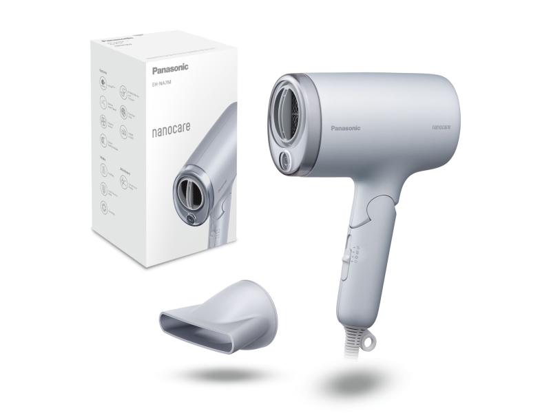 Panasonic EH-NA7M, Grå, Hængende ring, Slider, 1600 W, 161 mm, 74 mm