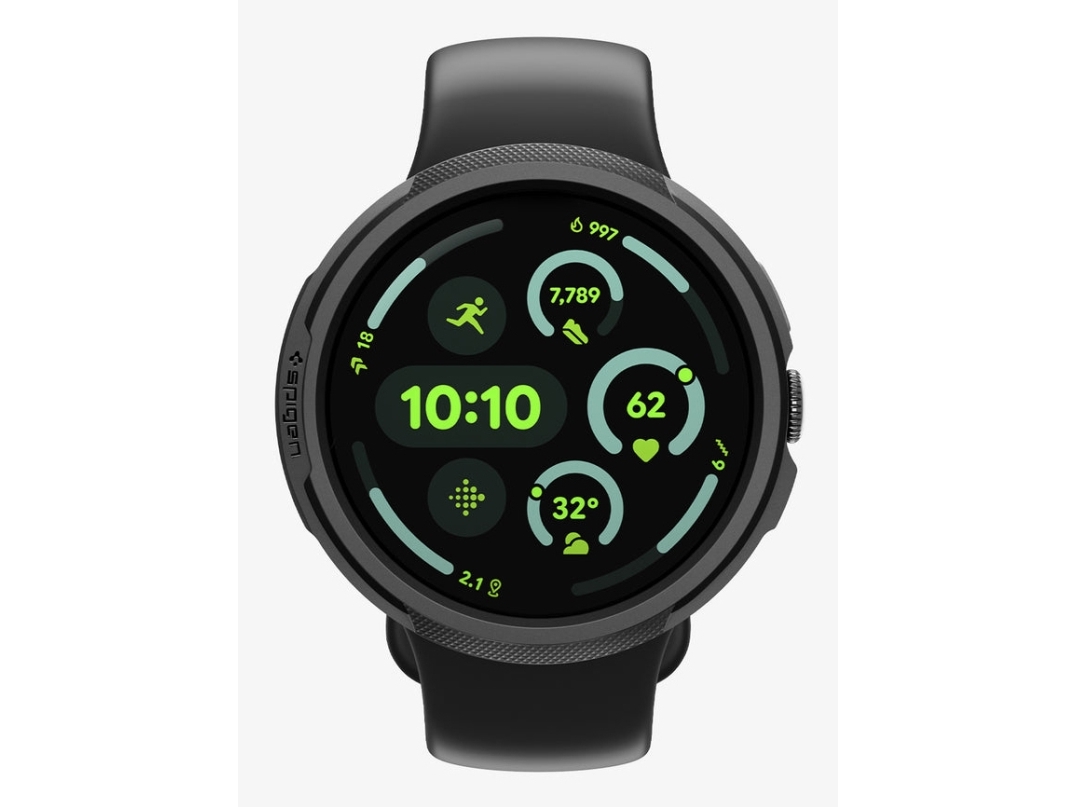 Spigen Liquid Air, Box, Smartwatch, Schwarz, Google, Pixel Watch 4 (45Mm), Thermoplastisches Polyurethan (Tpu)