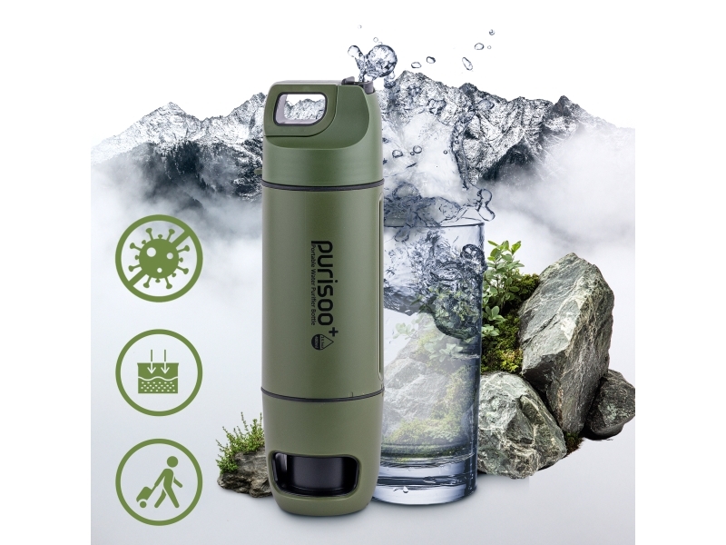 EXTRALINK PURISOO+ FILTERSYSTEM FLASKE MED PUMPE 400 ML