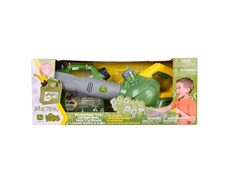 John Deere Sæbeboblemaskine - 36 cm - Løvblæser & Refill