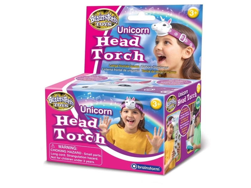 Brainstorm Unicorn Head Torch | Leksaker - Figurer & Dockor | GameStuff