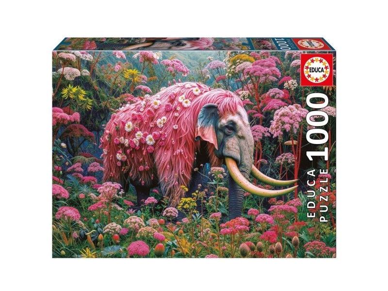 Educa 1000 Floral Elephant