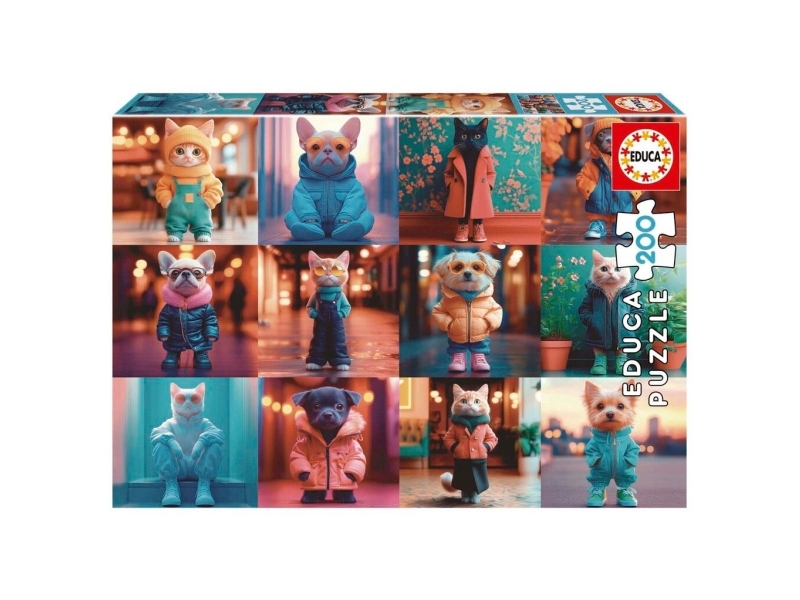 Educa 200 Fashion Animals