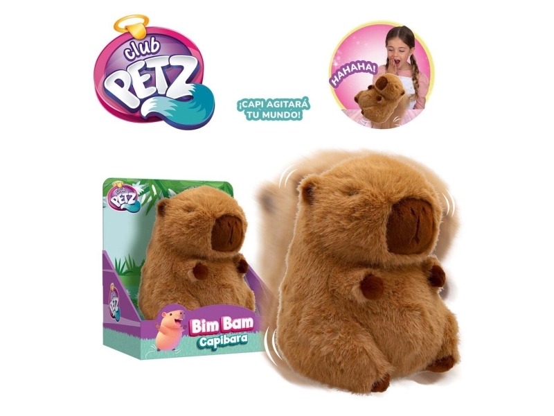 Club Petz Interaktiv Bamse - Bim Bam Capybara - 16 cm