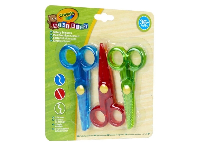 Crayola Mini Kids Safety Scissors 3 Pcs