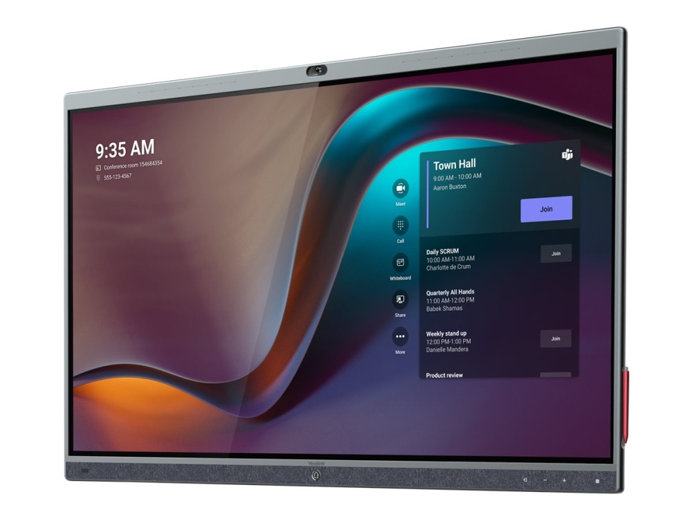 Yealink Meetingboard - Led-Hintergrundbeleuchtetes Lcd-Panel-Display - Digitale Beschilderung - Tizen Enterprise - 1920 X 1080