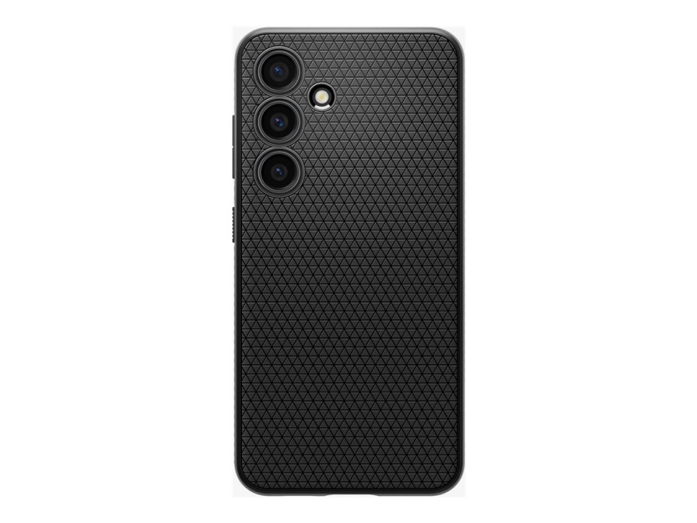 Spigen Liquid Air - Bagsidecover Til Mobiltelefon - Termoplastisk Polyuretan (Tpu) - Mat Sort - For Samsung Galaxy S24