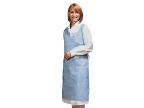 Einwegschürze 85X130cm 35My Blau,50 Pk X 10 Stück/Karton
