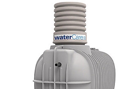 3-Kammertank 2500L 5PE - Med indbygget pumpe til tryknedsivning EN12566-1 WaterCare