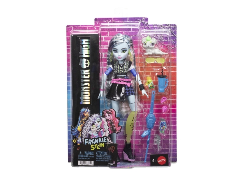 Monster High Frankie Stein modedocka, 7 tillbehör