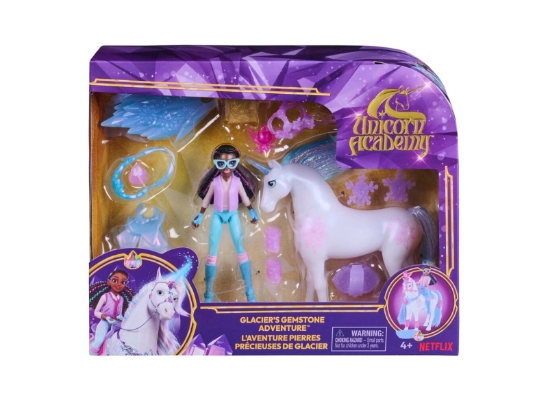 Unicorn Academy Legetøjsfigurer - 12 cm - Glacier's Gemstone Adv