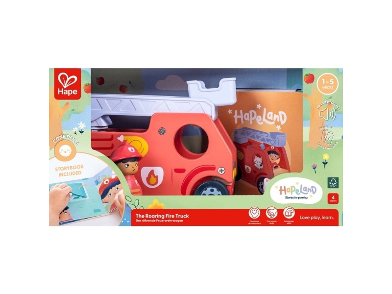 Hape The Roaring Fire Truck With Sound