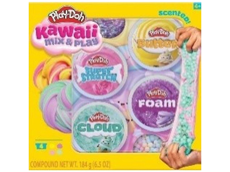 Play-Doh Kawaii Mix & Play 4 pack | Leksaker - Kreativitet - Spela degen | GameStuff