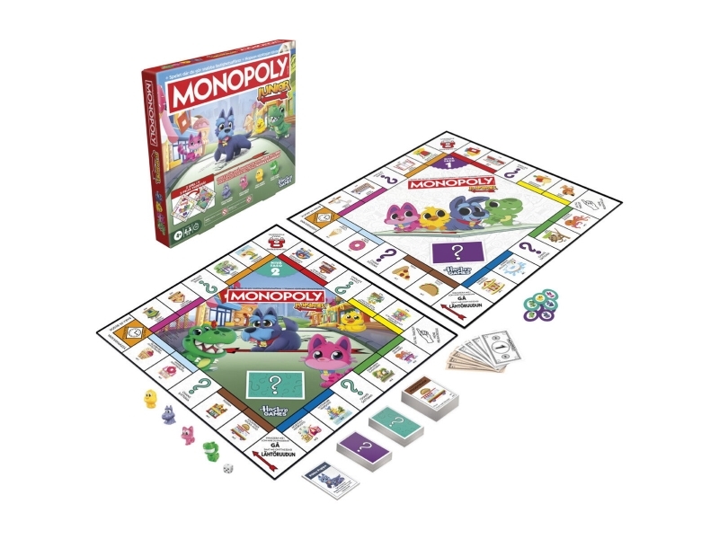 Hasbro Gaming Monopoly Junior 2 In 1 Refresh DK/NO
