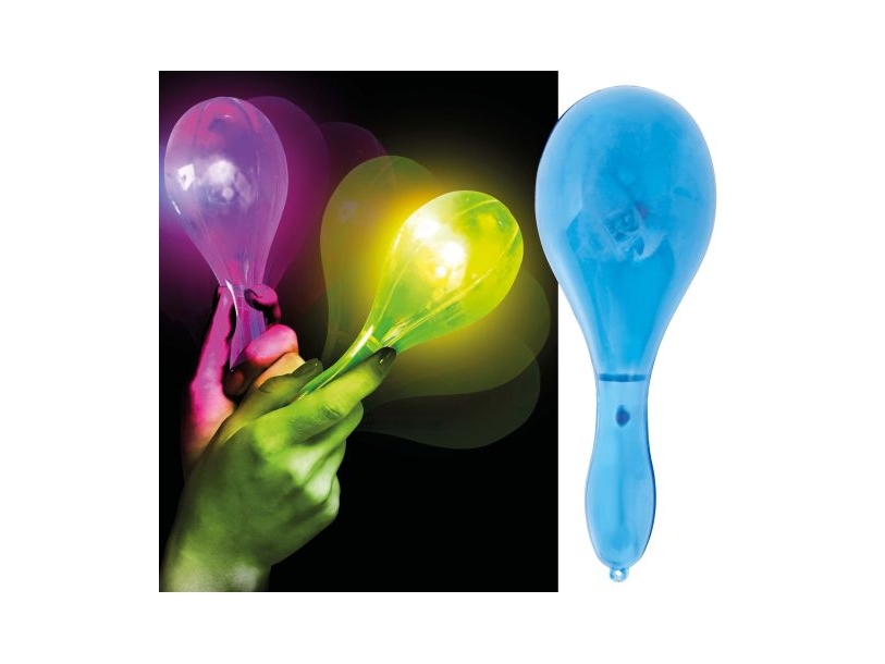 Maraca Mit Licht, 1 Stück