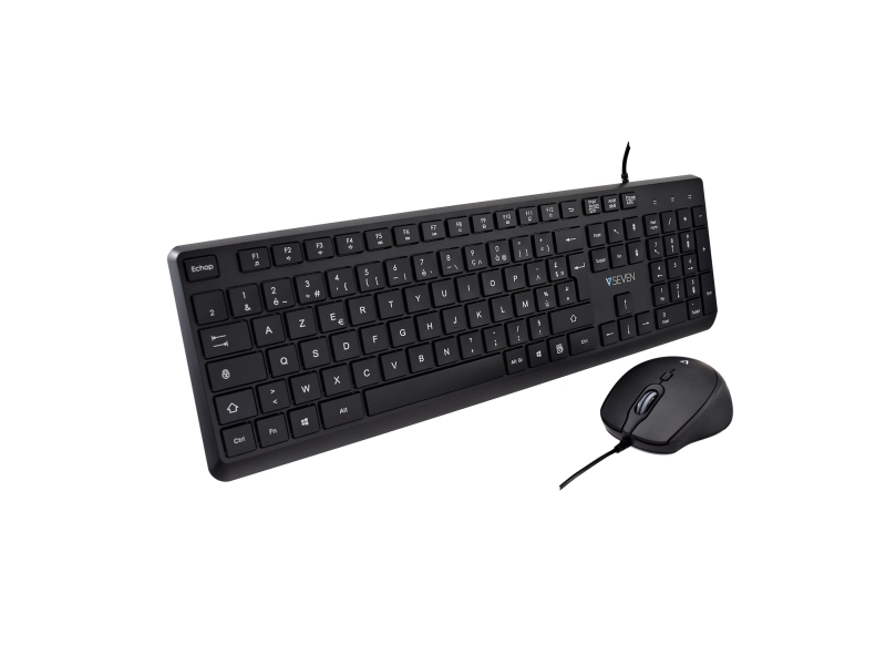 Tastatur + Mus V7 Usb Pro Keyboard Mouse Combo Es