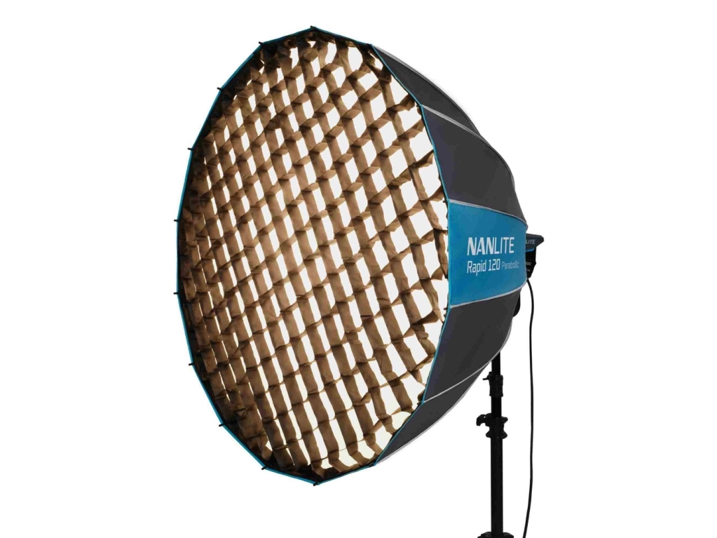 Nanlite Rapid 120, musta, hopea, kangas, Bowens-kiinnitys, 120 cm, 790 mm, 4.41 kg, 4.41 kg