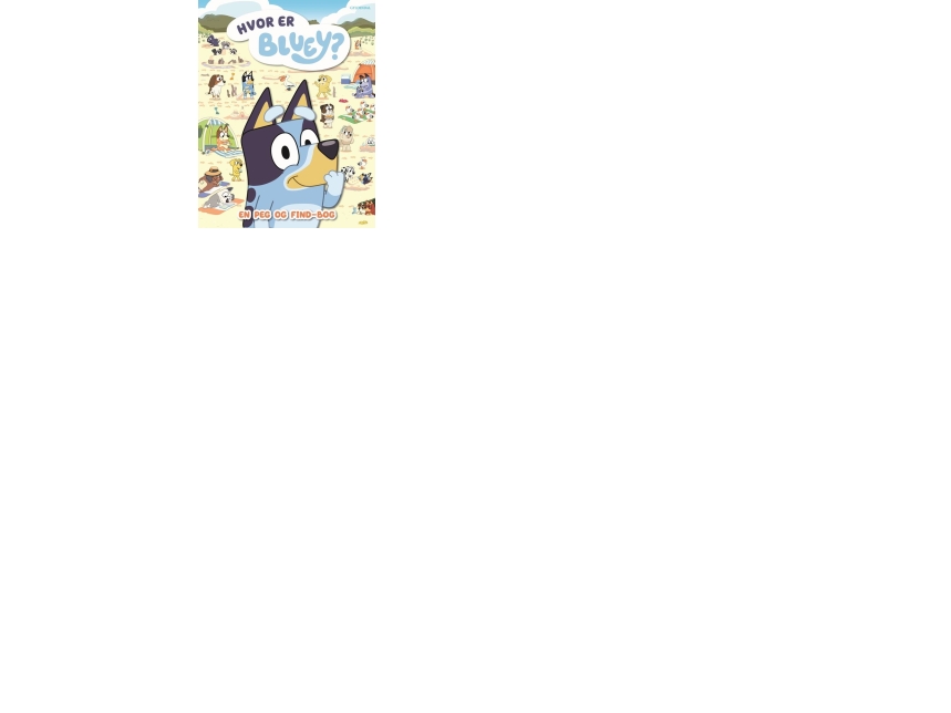 Bluey - Hvor Er Bluey? En Peg Og Find-Bog | Ludo Studio Pty Ltd | Sprache: Dänish