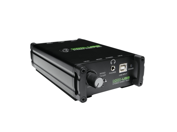 Mackie MDB-USB, Basguitar, Digitalt klaver, Guitar, Synthesizer, Sort, 20 - 20000 Hz, 330000 ohm (O), 600 ohm (O), 0,01%