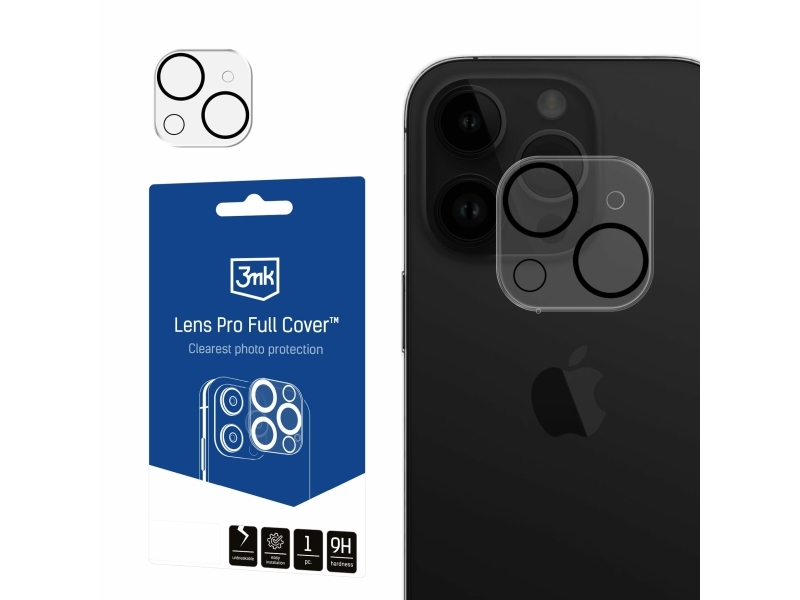 3Mk Lens Pro Full Cover, Iphone 15/15 Plus, 1 Stück(E)