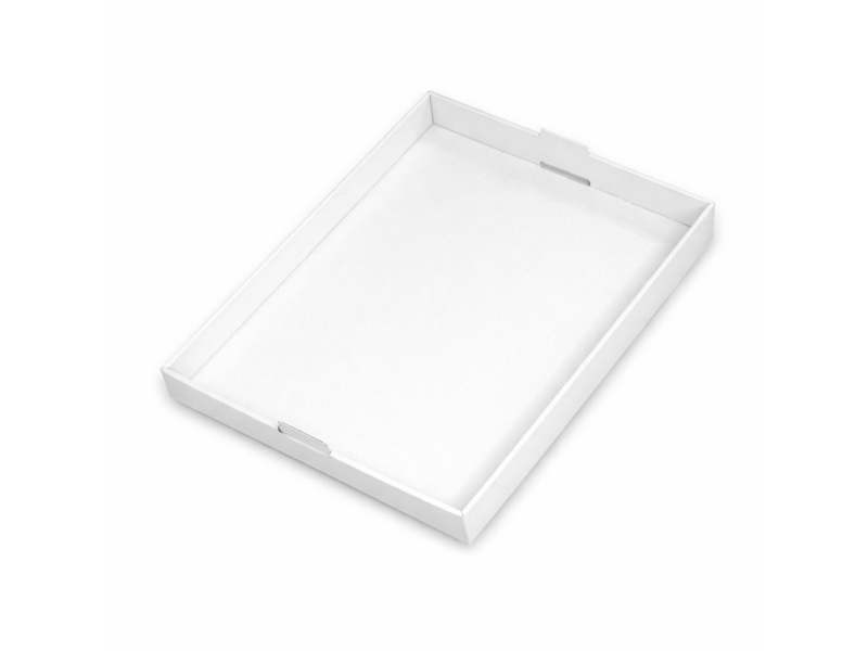 Kakkulaatikko valkoinen pinottava 600x432x46mm - (40 kpl.)