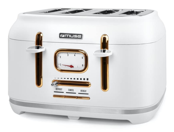 Muse Toaster Toster Ms-131W 1800W 4 Schlitze
